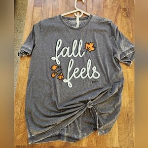 Large Bella Canvas "Fall Feels" shirt